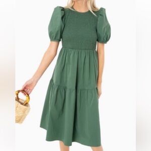 green emerald velvet dress Green Dupioni Esme Dress